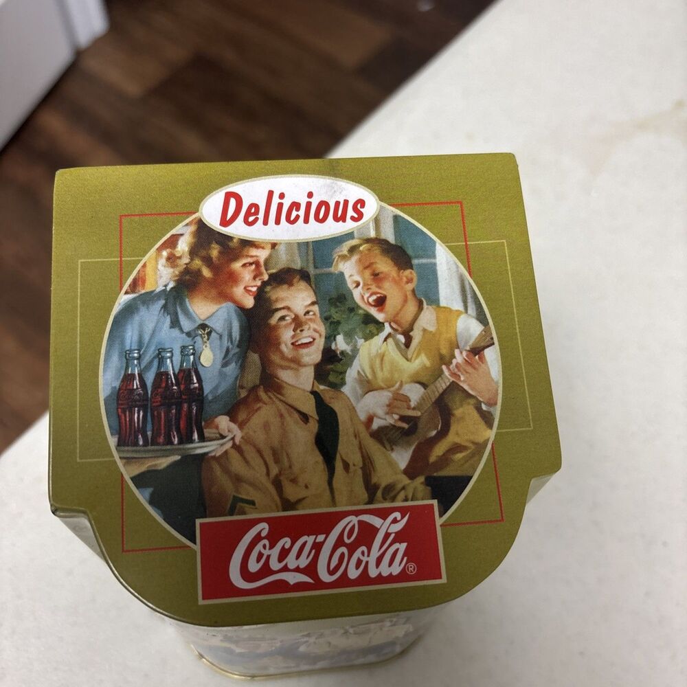 Vintage, Coca-Cola Delicious Refreshing Add Zest Tin 1999